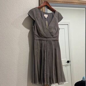 J. Crew Charcoal Midi Dress